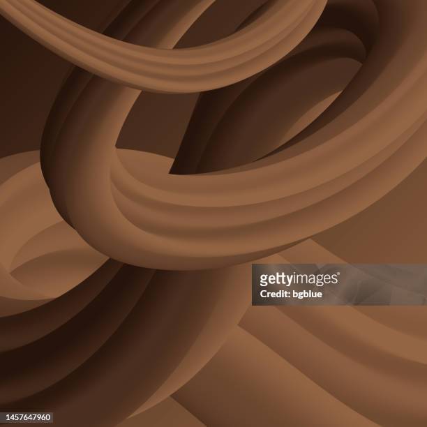 bildbanksillustrationer, clip art samt tecknat material och ikoner med fluid abstract design with brown gradient - trendy background - brown background
