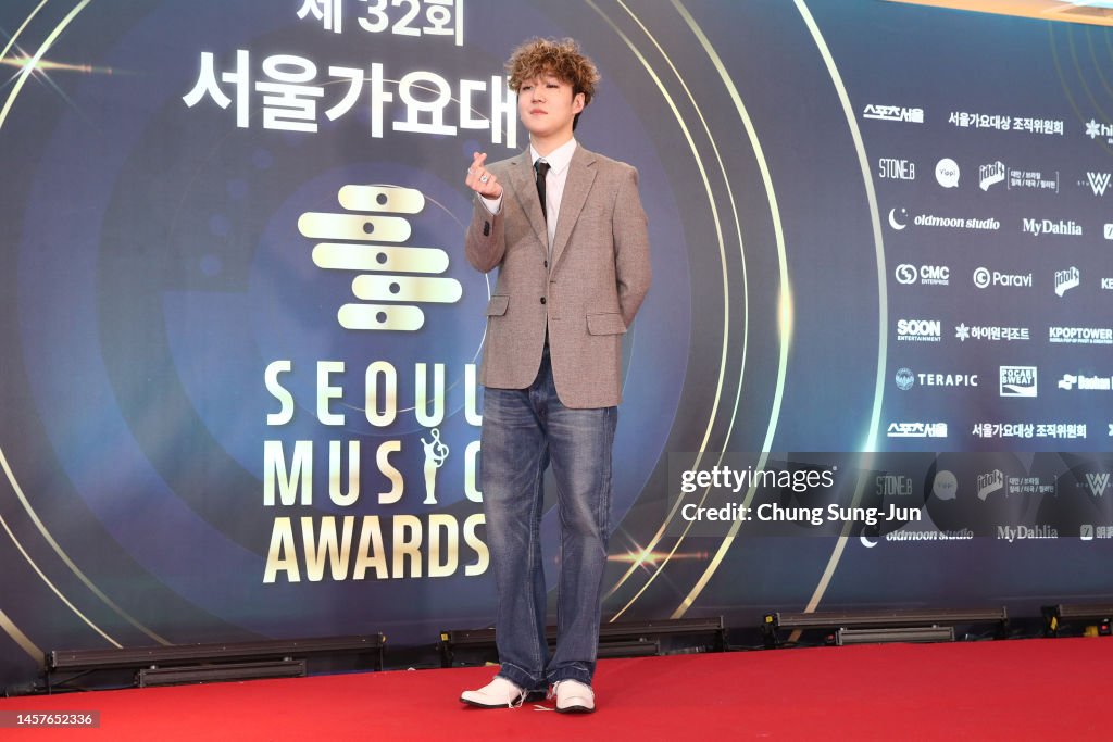 Beo Rapper Singer BE'O attends the 32nd Seoul Music Awards at KSPO Dome on... News ...