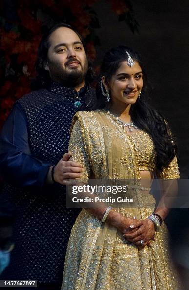 Anant Ambani and Radhika Merchant's engagement ceremony Anant Ambani and Radhika Merchant's engagement ceremony