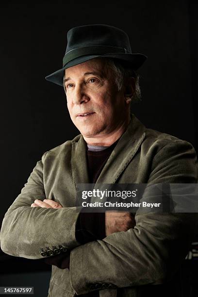 Singer/songwriter Paul Simon is photographed for Entertainment Weekly Magazine at the Sundance Film Festival on January 25, 2012 in Park City, Utah.