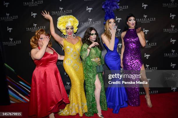 Ginger Minj, Alyssa Edwards, Phi Phi O'hara, Alaska Thunderfuck, Tatiana