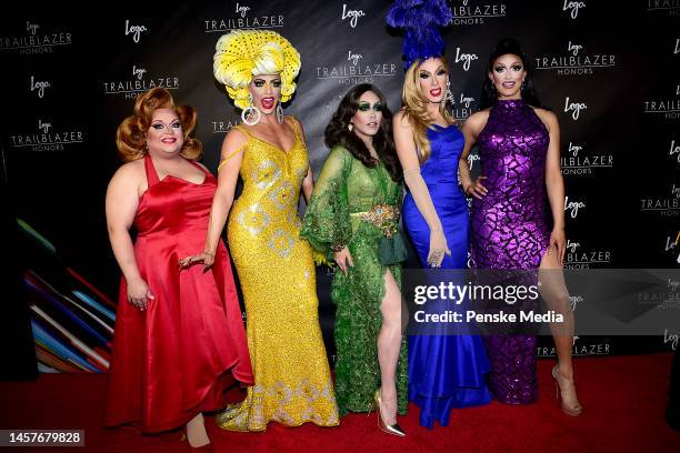 Ginger Minj, Alyssa Edwards, Phi Phi O'hara, Alaska Thunderfuck, Tatiana