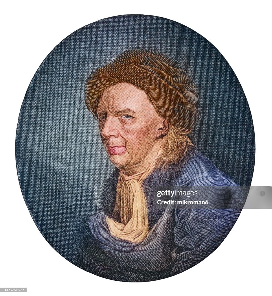 Portrait Of Leonhard Euler Swiss Mathematician Physicist Astronomer ...