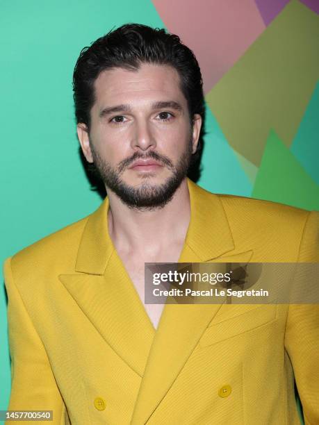 Kit Harington attends the Louis Vuitton Menswear Fall-Winter 2023-2024 show as part of Paris Fashion Week on January 19, 2023 in Paris, France.