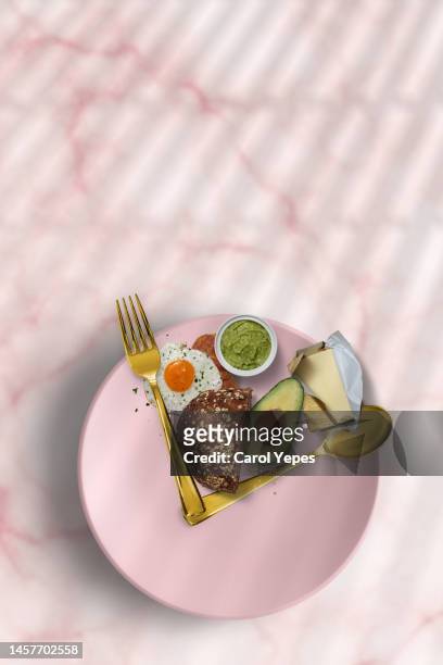 intermittent fast conceptual.diet - atelier food stock-fotos und bilder