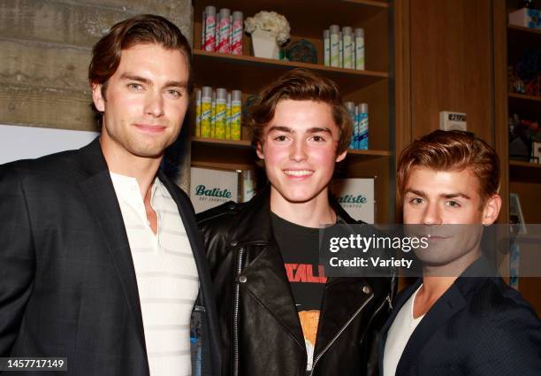 Pierson Fode, Spencer List and Garrett Clayton