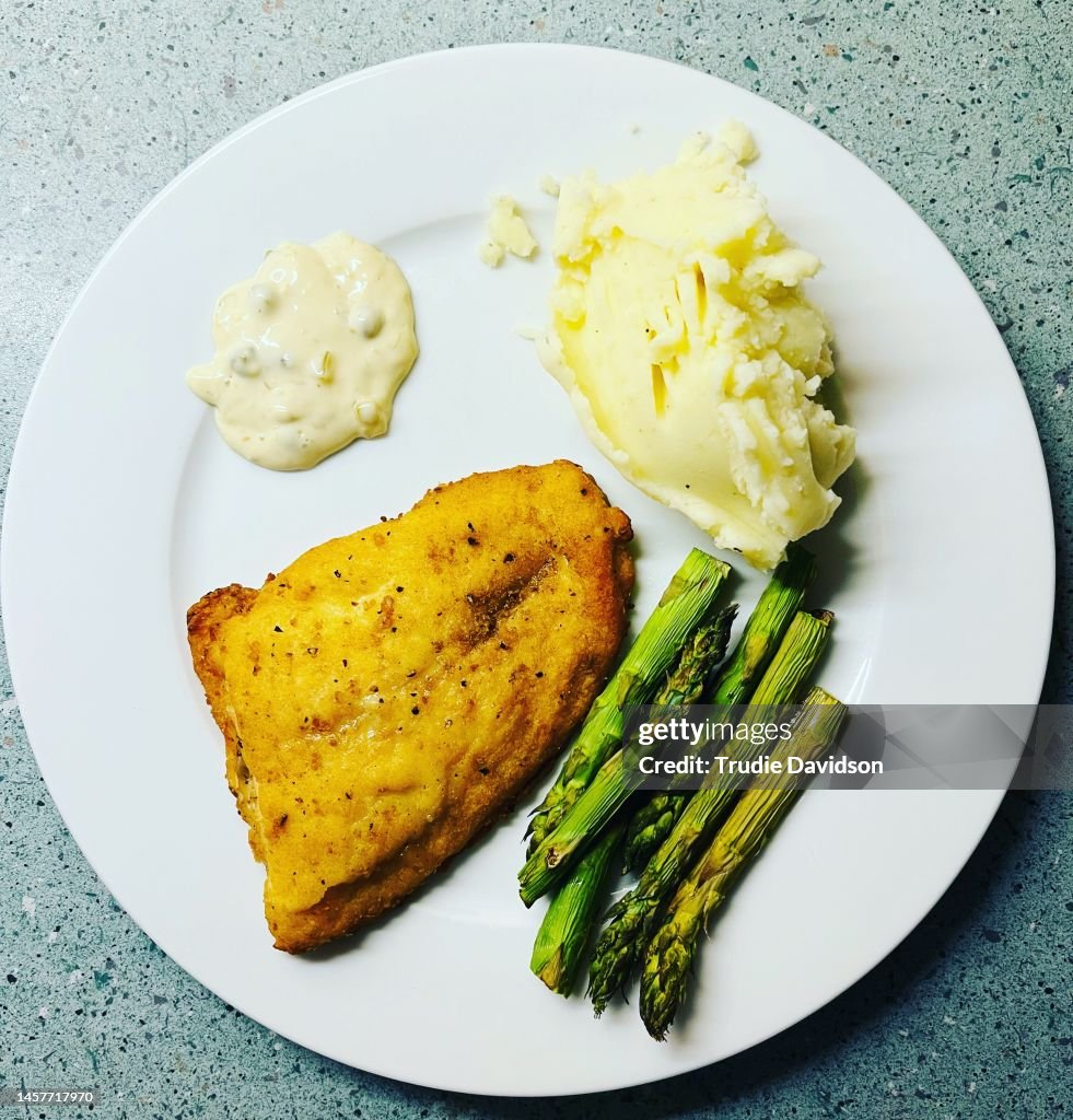 Dusted Fish Fillet Dusted Fish Fillet Dinner High-Res Stock Photo - Getty Images