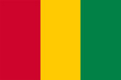 Flag of Guinea background illustration large file