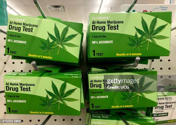 VeriQuick, At Home Marijuana, Drug Test kits, Dollar Tree store, Boston, Massachusetts.