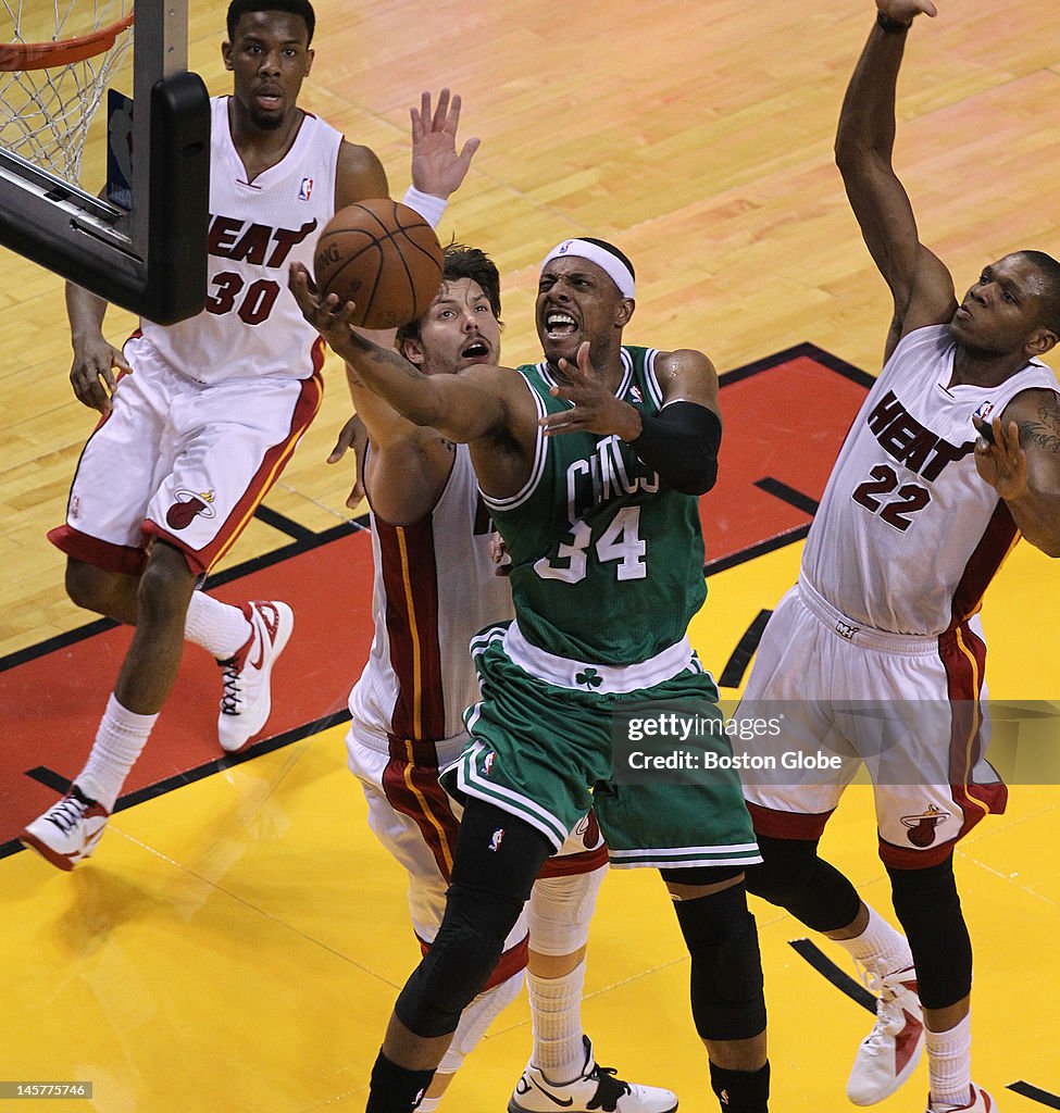 Boston Celtics Vs. Miami Heat At American Airlines Arena