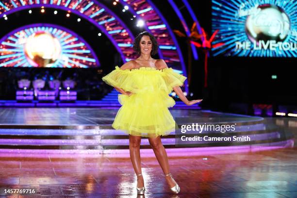 Janette Manrara during the 'Strictly Come Dancing: The Live Tour 2023' photocall at Utilita Arena Birmingham on January 19, 2023 in Birmingham,...