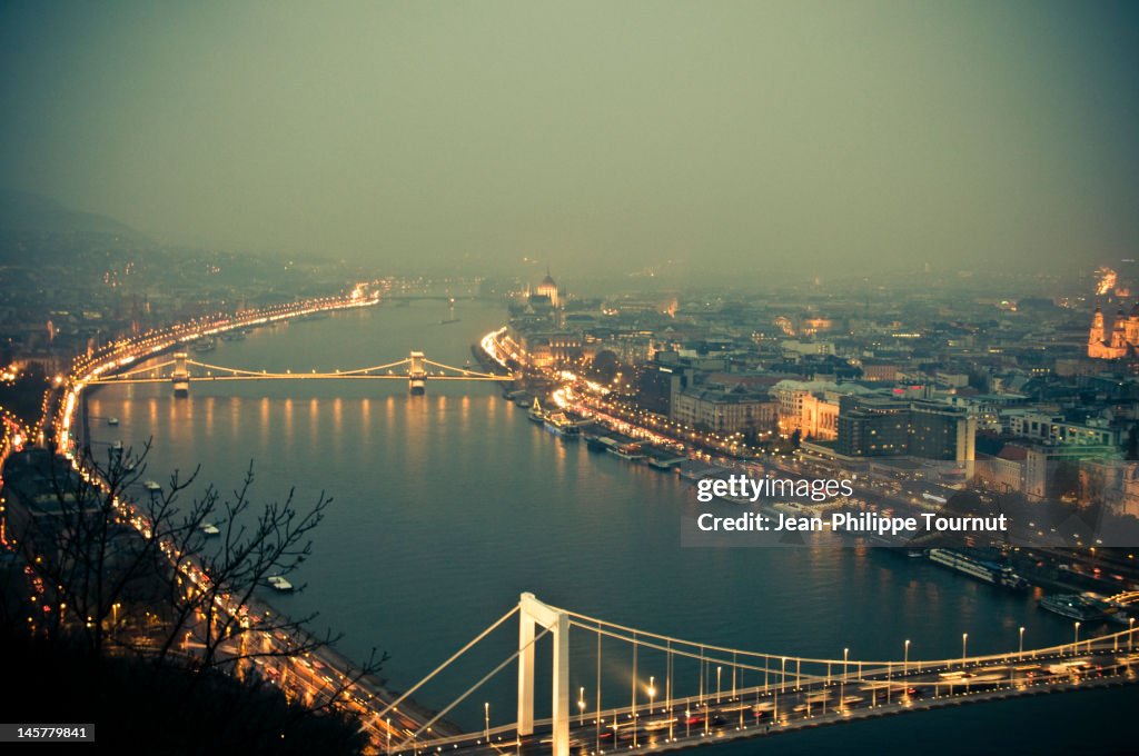 Danube in Budapest, Hungary