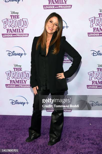 Soleil Moon Frye attends the red carpet event for Disney+ Original Series "The Proud Family: Louder and Prouder" at Nate Holden Performing Arts...