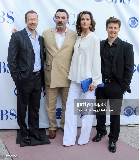 Actors Donnie Wahlberg, Tom Selleck, Bridget Moynahan and Will Estes arrive at the "Blue Bloods" Special Screening And Panel Discussion at Leonard H....