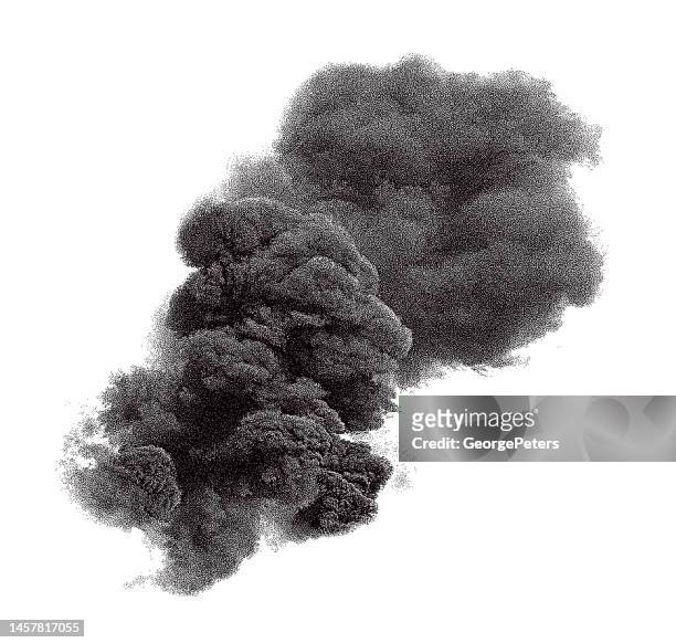 smoke cloud from fire - smoking issues stock illustrations