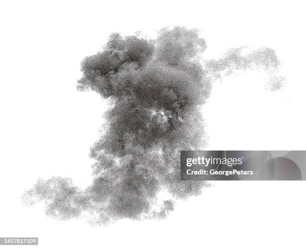 rauchwolke vom feuer - rauch stock-grafiken, -clipart, -cartoons und -symbole