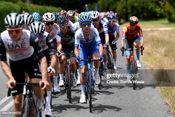 Ben O'connor of Australia and AG2R Citröen Team, Jai Hindley of Australia and Team Bora - Hansgrohe, Simon Yates of United Kingdom and Team Jayco -...