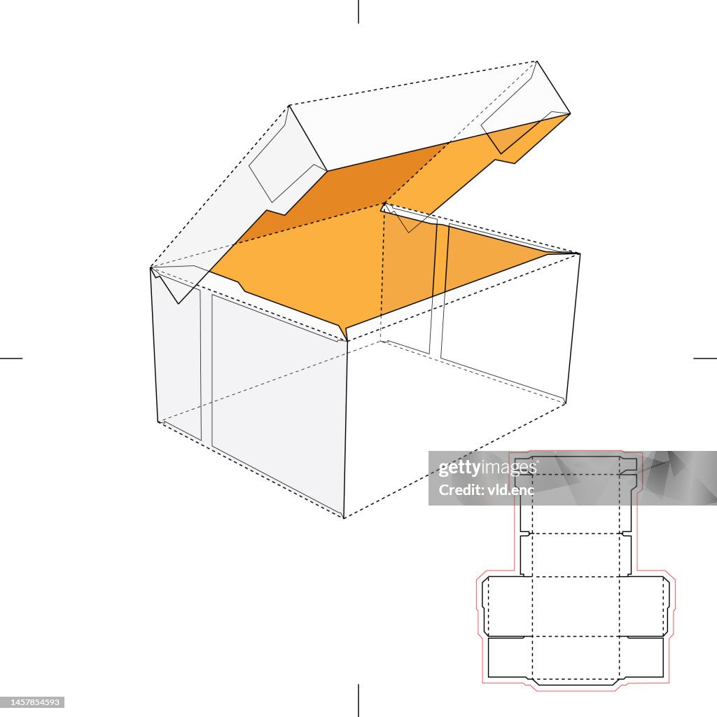 Standard Box With Blueprint High-Res Vector Graphic - Getty Images