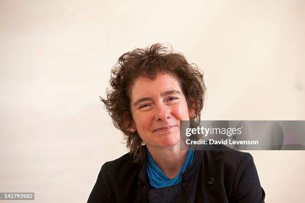 Jeanette Winterson ,writer, attends the Hay Festival on June 4, 2012 in Hay-on-Wye, Wales.