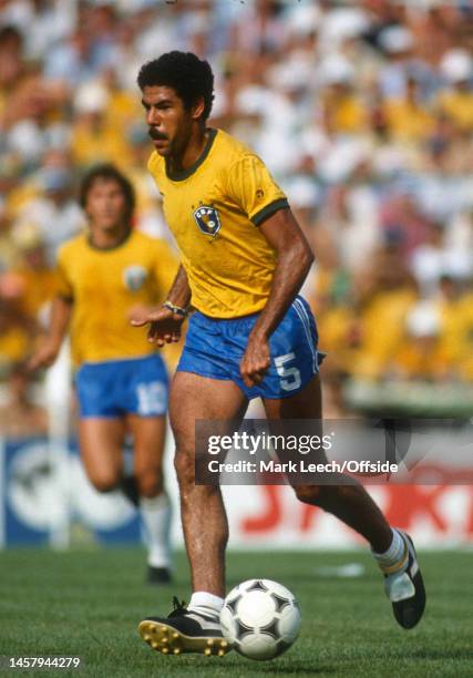 July 1982, Barcelona - FIFA World Cup - Italy v Brazil - Toninho Cerezo of Brazil.