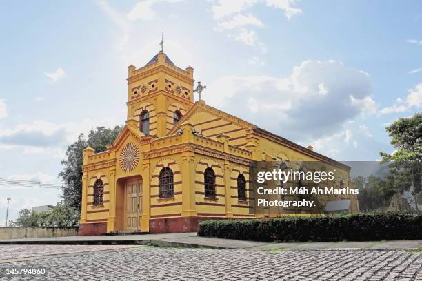 church of our lady of carmo do rio branco - boa vista roraima foto e immagini stock