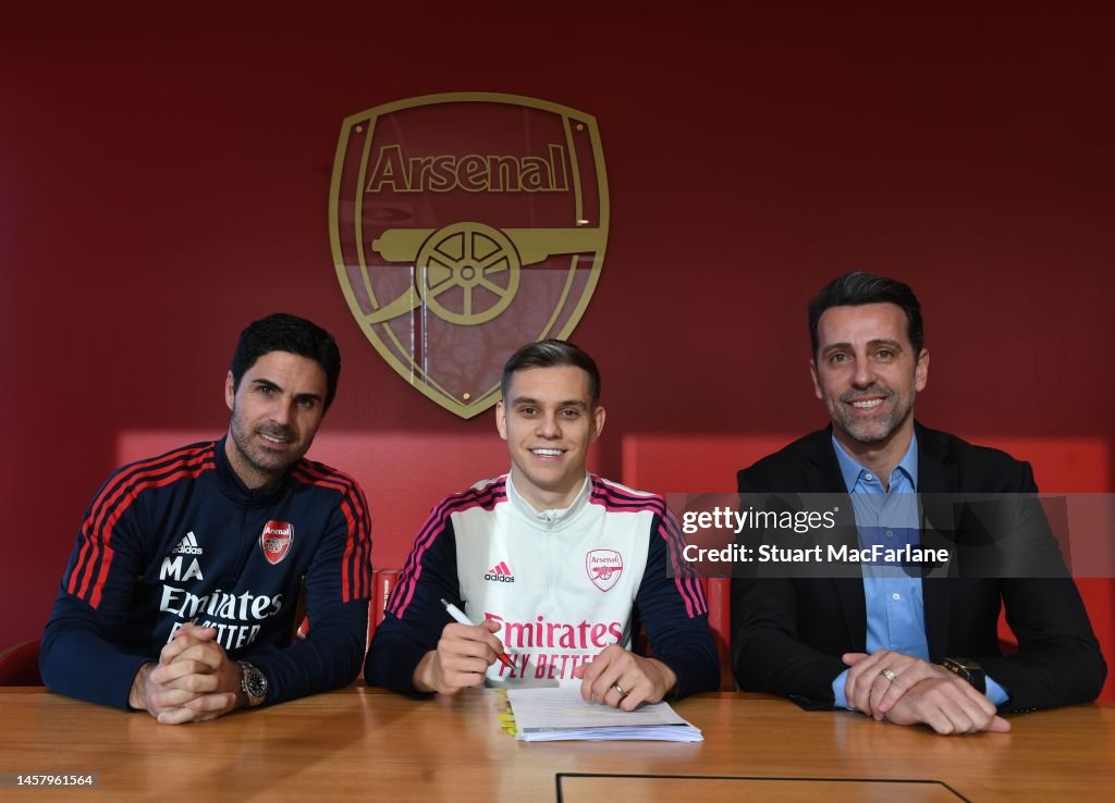 Arsenal Unveil New Signing Leandro Trossard