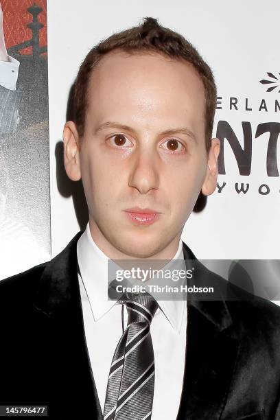 Josh Sussman attends 'The Addams Family' opening night premiere at the Pantages Theatre on June 5, 2012 in Hollywood, California.