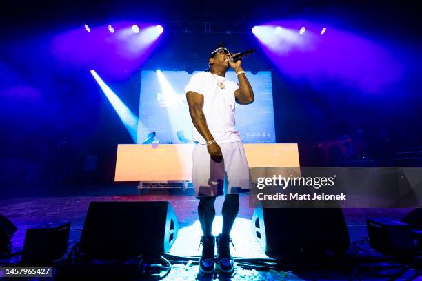 Ja Rule performs at Juicy Fest 2023 on January 20, 2023 in Perth, Australia.