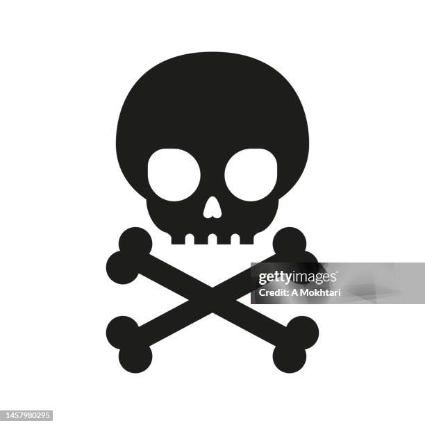 totenkopf-symbol. - pirate flag stock-grafiken, -clipart, -cartoons und -symbole