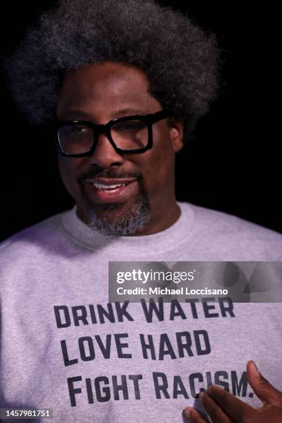 Kamau Bell attends Sundance Institute's Inaugural Opening Night: A Taste Of Sundance Presented By IMDbPro at The Basin Recreation Fieldhouse on...