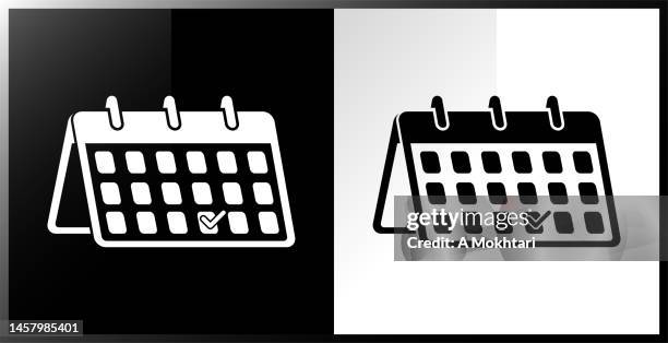 calendar icon. - rolodex stock illustrations