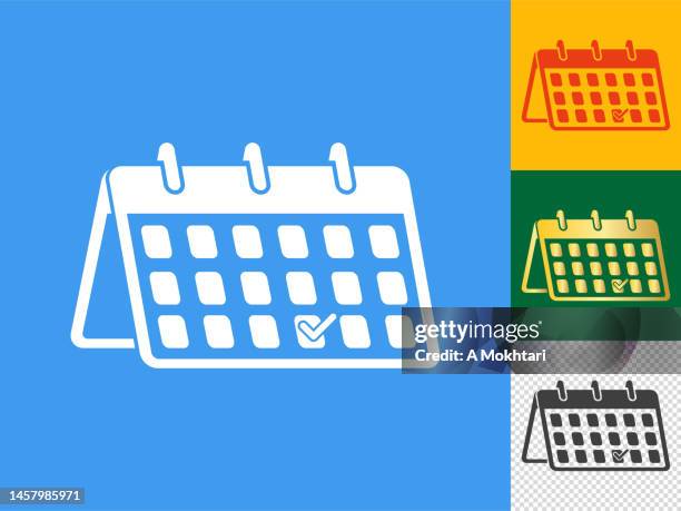 calendar icon set. - rolodex 幅插畫檔、美工圖案、卡通及圖標