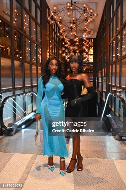 Bernicia Boateng and Donita Boateng attend the Feast of Dreams during the Grand Reveal Weekend of Dubai’s new ultra-luxury resort Atlantis The Royal,...