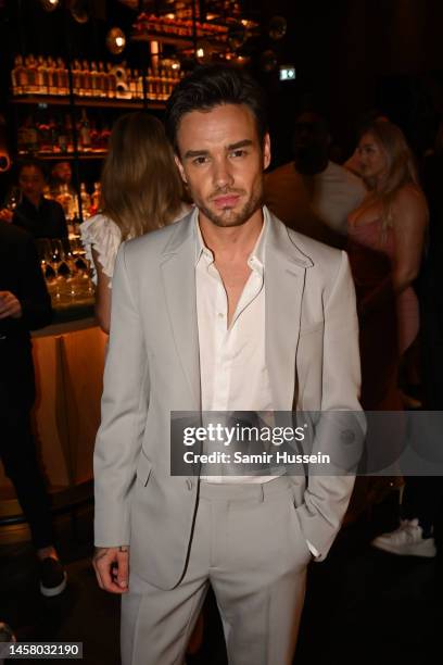 Liam Payne attends the star-studded Sake Ceremony hosted by Nobu Matsuhisa and Meir Teper to inaugurate the Grand Opening of Nobu Dubai, at Atlantis...