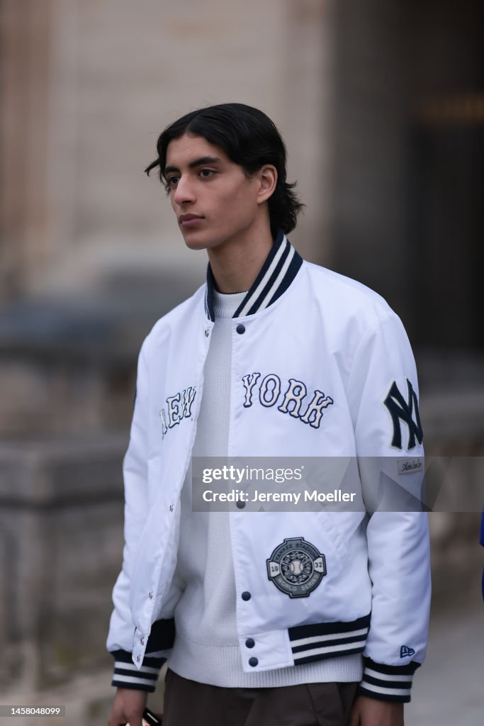 Street Style - Paris Fashion Week - Menswear Fall-Winter 2023-2024 : Day Three