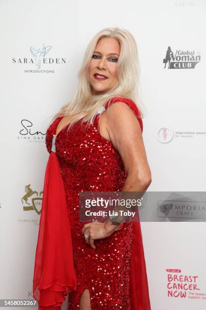 Samantha Fox attends the Inspiration Awards For Women 2023at The Landmark Hotel, on January 20, 2023 in London, England.
