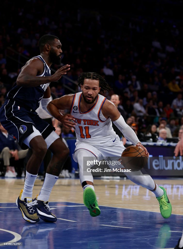 Jalen Brunson New York Knicks vs Mavericks The Unforgettable Image
