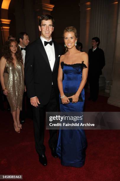 Eli Manning and Abby Manning attend the Metropolitan Museum of Art's 2010 Costume Institute gala.