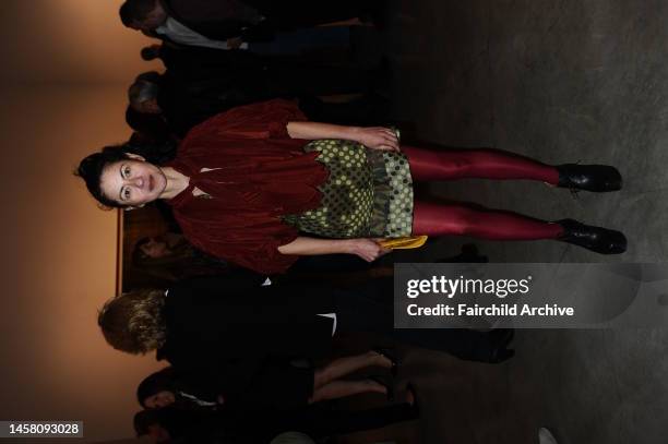 Guest attends the Andreas Gursky Exhibit at the Gagosian Gallery.