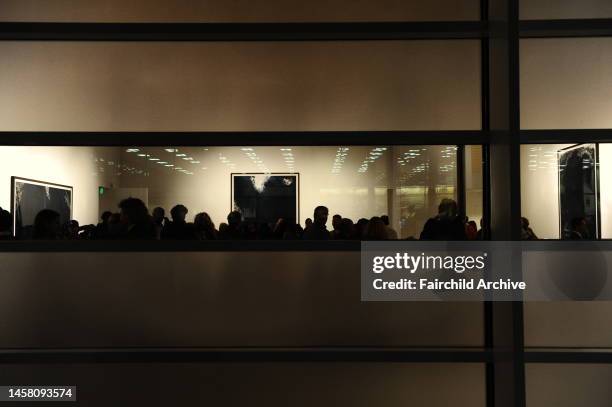 Ambiance at the Andreas Gursky Exhibit at the Gagosian Gallery.