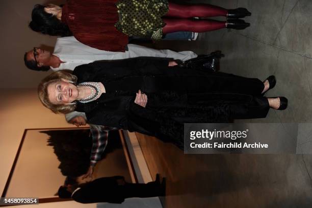Barbara Davis attends the Andreas Gursky Exhibit at the Gagosian Gallery.