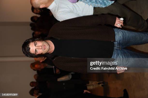 Brandon Davis attends the Andreas Gursky Exhibit at the Gagosian Gallery.