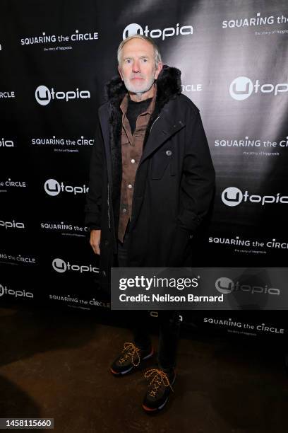 Anton Corbijn attends the Utopia Presents Premiere Party for "Squaring The Circle " a film by Anton Corbijn at 710 Bodega on January 20, 2023 in Park...