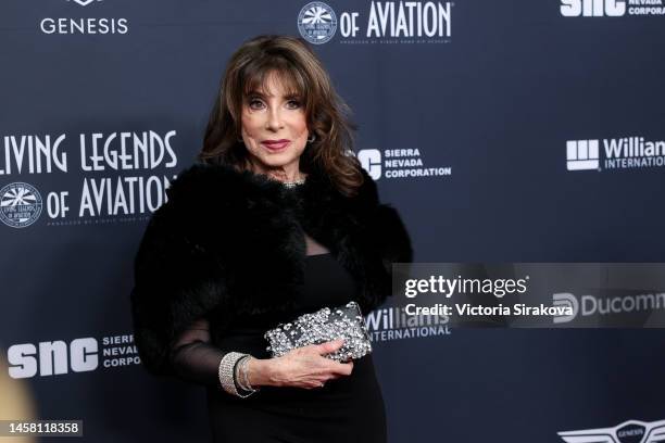 Kate Linder attends Living Legends Of Aviation Awards at The Beverly Hilton on January 20, 2023 in Beverly Hills, California.