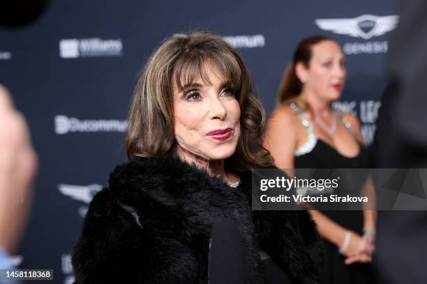 Kate Linder attends Living Legends Of Aviation Awards at The Beverly Hilton on January 20, 2023 in Beverly Hills, California.