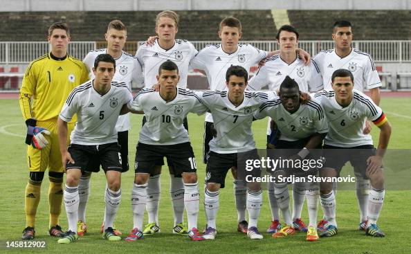 Patrick Rakovsky The German U19 team Goalkeeper Patrick Rakovsky, Florian Hartherz ...
