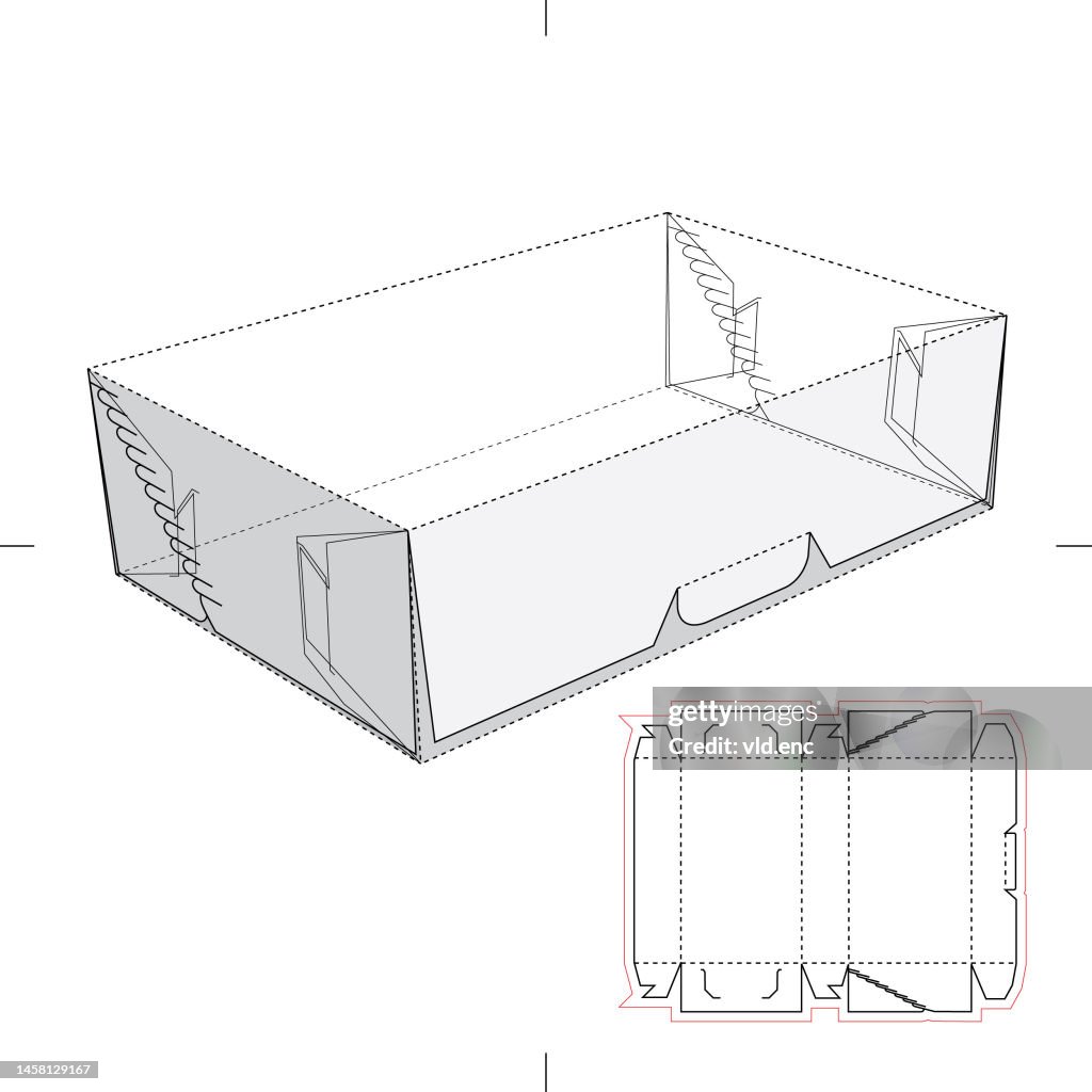 Scale Box Blueprint Custom Box With Blueprint High-Res Vector Graphic - Getty Images