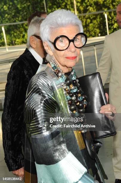 Iris Apfel attends the Council of Fashion Designers of America's 28th annual Fashion Awards at Lincoln Center's Alice Tully Hall.