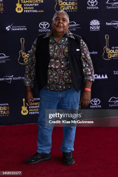 Uncle Roger Knox attends the 2023 Golden Guitar Awards on January 21, 2023 in Tamworth, Australia.