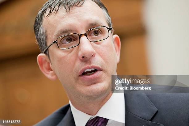 David Israelite, president and chief executive officer of the National Music Publishers' Association, speaks during a House Energy and Commerce...